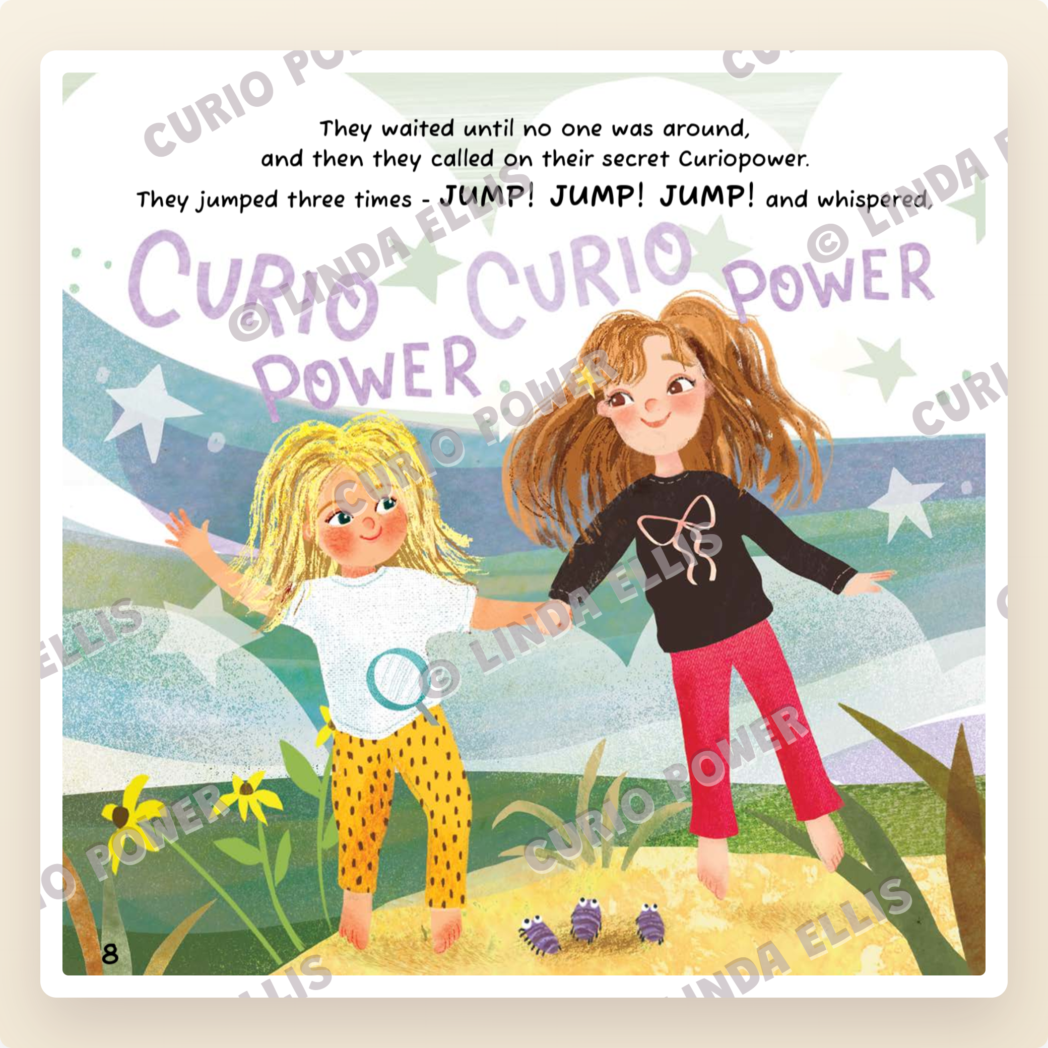 Curio Power and the Roly-Polies: A Tiny Adventure About Curiosity, Sisters, and Nature