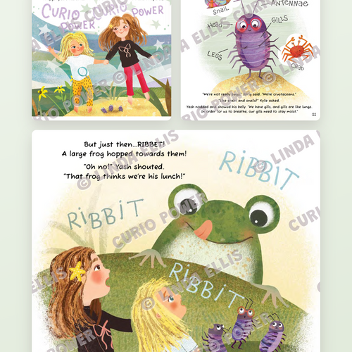 Curio Power and the Roly-Polies: A Tiny Adventure About Curiosity, Sisters, and Nature